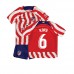 Cheap Atletico Madrid Koke #6 Home Football Kit Children 2022-23 Short Sleeve (+ pants)